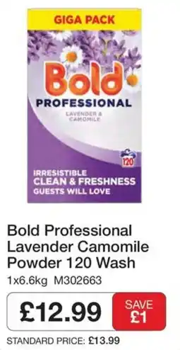 Booker Wholesale Bold Professional Lavender Camomile Powder offer