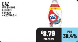 Bestway Daz washing liquid offer