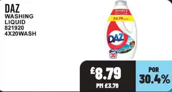 Bestway Daz washing liquid offer