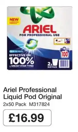 Booker Wholesale Ariel Professional Liquid Pod Original offer