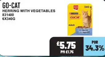 Bestway Go-cat herring with vegetables offer