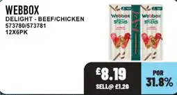 Bestway Webbox delight - beef/chicken offer