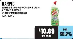 Bestway Harpic white & shine/power plus/active fresh offer