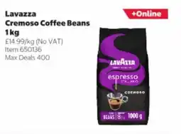 Costco Lavazza cremoso coffee beans offer