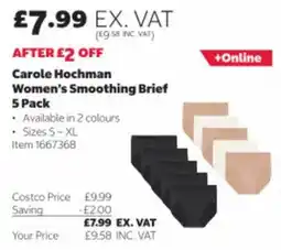 Costco Carole Hochman Women's Smoothing Brief offer