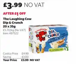 Costco The Laughing Cow Dip & Crunch offer