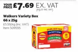 Costco Walkers variety box offer