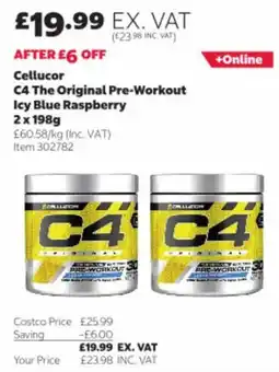 Costco Cellucor C4 The Original Pre-Workout offer
