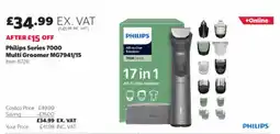 Costco Philips series 7000 multi groomer offer