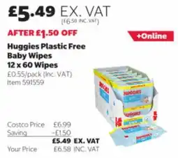 Costco Huggies Plastic Free Baby Wipes offer