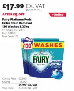 Costco Fairy Platinum Pods offer