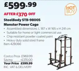 Costco Steelbody monster power cage offer