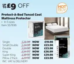 Costco Protect-A-Bed Tencel Cool Mattress Protector offer