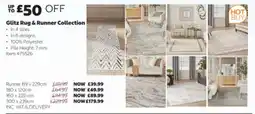 Costco Glitz Rug & Runner Collection offer
