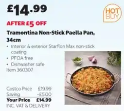 Costco Tramontina Non-Stick Paella Pan offer