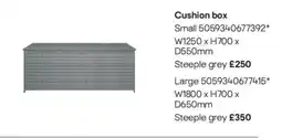 B&Q Cushion box offer