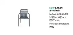 B&Q New Lithari armchair offer
