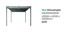B&Q New Alize pergola offer