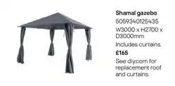 B&Q Shamal gazebo offer