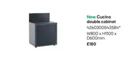B&Q New Cucino double cabinet offer