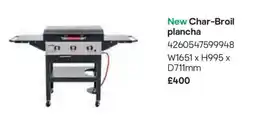B&Q New Char-Broil plancha offer