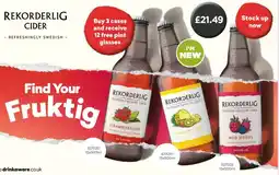 Bestway Rekorderlig cider offer