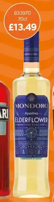 Bestway Mondoro aperitivo elderflower offer