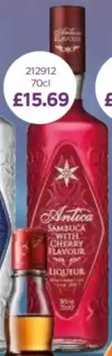 Bestway Antica sambuca with cherry flavour liqueur offer