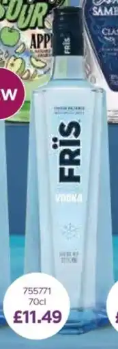 Bestway FRÏS Vodka offer