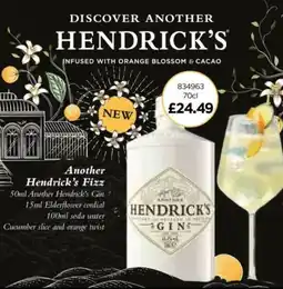 Bestway Another Hendrick's Fizz offer