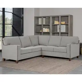 Costco True Innovations Ellen Light Grey Fabric Corner Sofa offer
