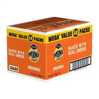 Costco Jacobs Mini Cheddar's Original, 48 x 25g offer