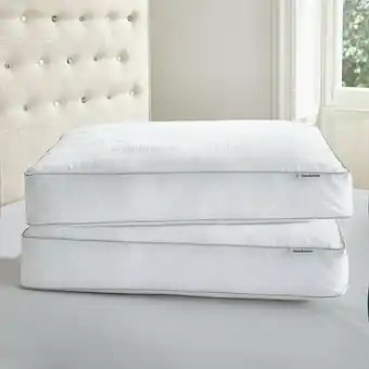 Costco Sanderson Super Luxury Deep Filled Anti-Allergy Microfibre Pillow, 2 Pack offer