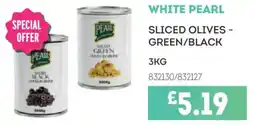 Bestway White pearl sliced olives offer