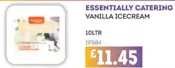 Bestway Essentially catering vanilla icecream offer