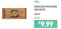 Bestway Psl english mustard sachets offer