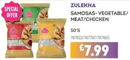 Bestway Zulekha samosas-vegetable/ meat/chicken offer