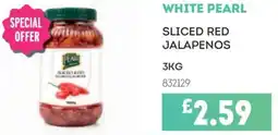 Bestway White pearl sliced red jalapenos offer
