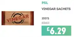 Bestway Psl vinegar sachets offer