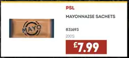 Bestway PSL Mayonnaise Sachets offer
