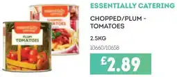 Bestway Essentially Catering Chopped/Plum Tomatoes offer