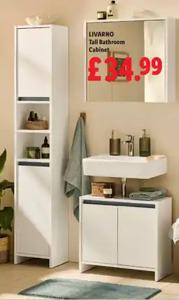 Lidl Livarno Tall Bathroom Cabinet offer
