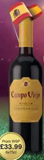 Booker Wholesale Campo Viejo Rioja offer