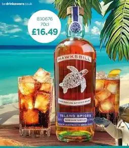 Bestway Hawksbill caribbean spiced rum offer