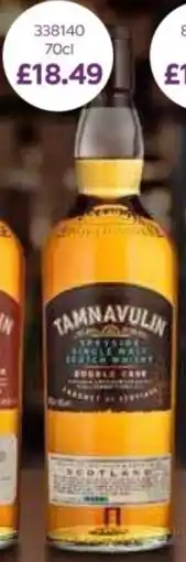 Bestway Tamnavulin Double Cask Speyside Single Malt Scotch Whisky offer