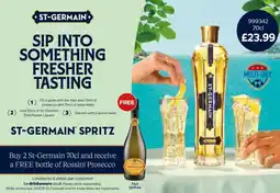 Bestway St-germain spritz offer