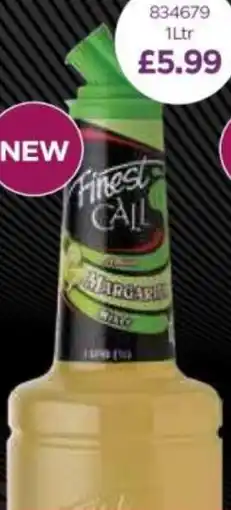 Bestway Finest Call Margarita mix offer