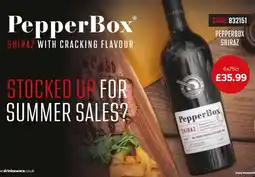 Bestway PepperBox Shiraz offer