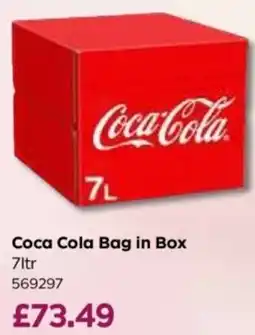 Bestway Coca Cola Bag in Box offer