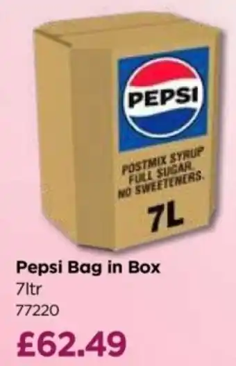 Bestway Pepsi Bag in Box offer